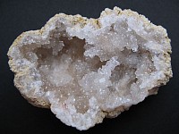 Moroccan Quartz Geode with sparkling crystal interior
